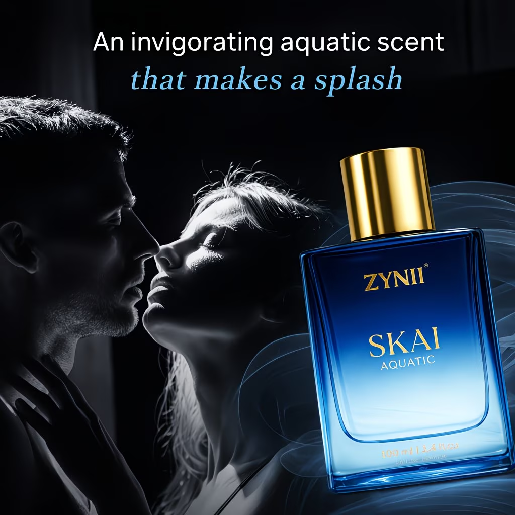 Perfume Luxury Fragrance - 100ml Men’s Aquatic Perfume Spray, Long-Lasting