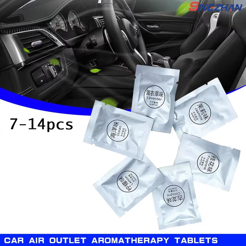 Perfume Fragrance Outlet - 7-14pcs Car Air Outlet Aromatherapy Tablets