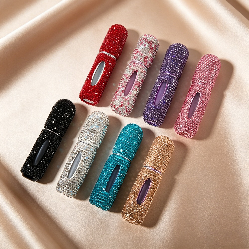 Perfume Fragrance Booster - New 5ML Rhinestone Perfume Bottle Atomizer