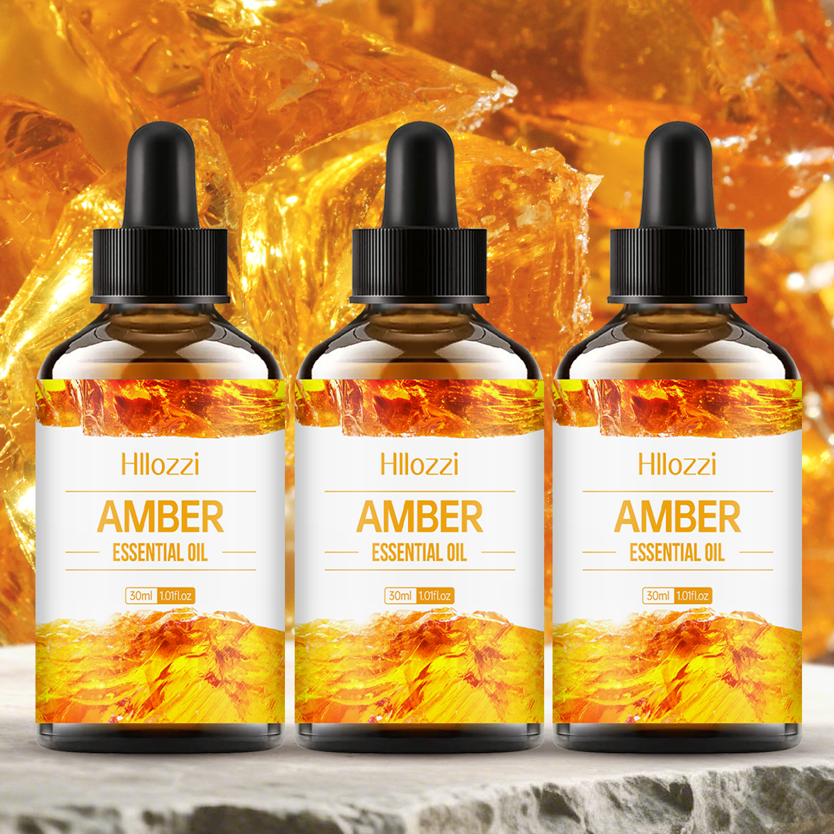 Sandalwood Perfume Oil - Amber essential oil, a natural fragrance,