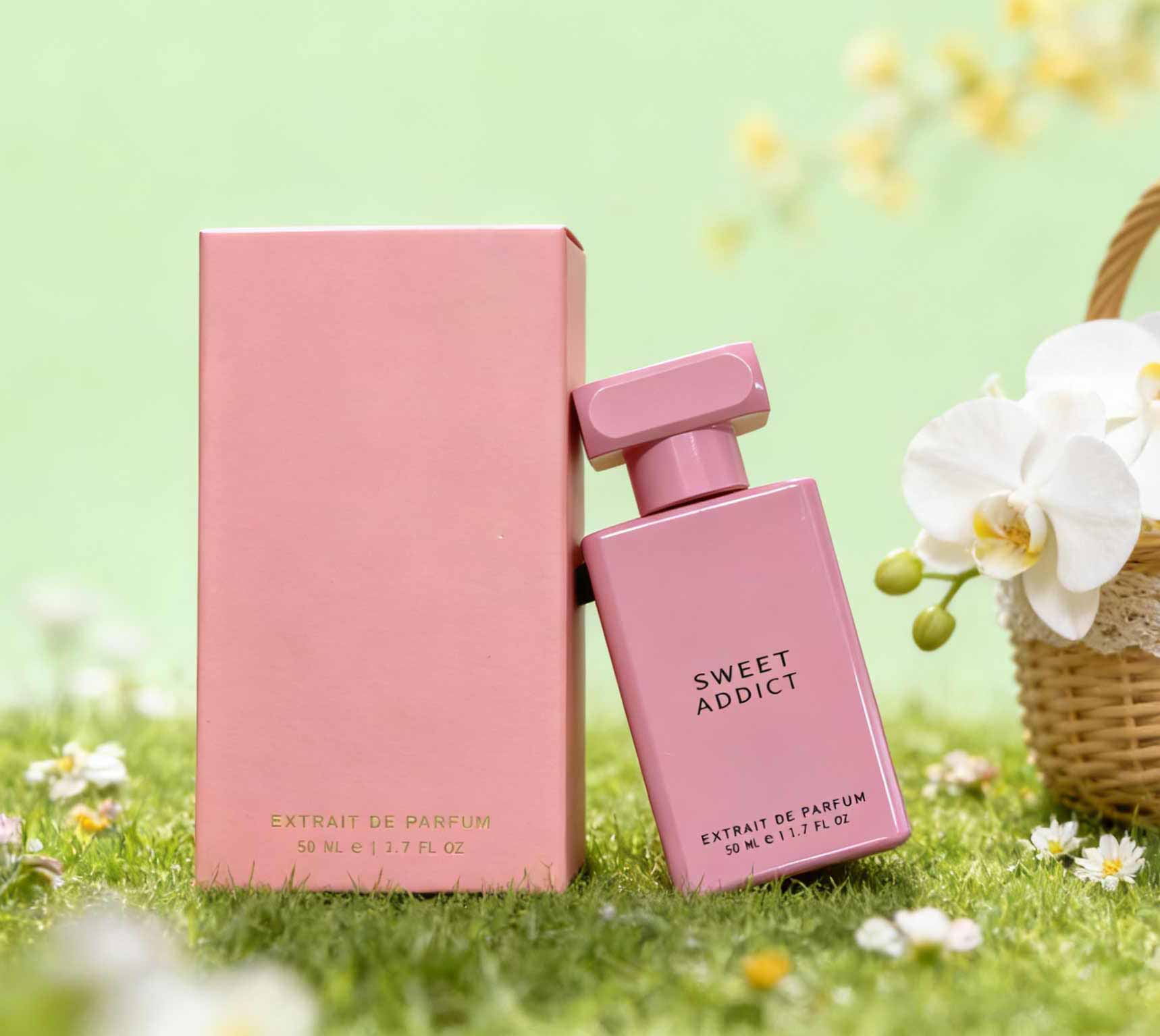 Sweet Addict perfume, powder m – Perfume Fragrance Bottle Bewertung und Preis