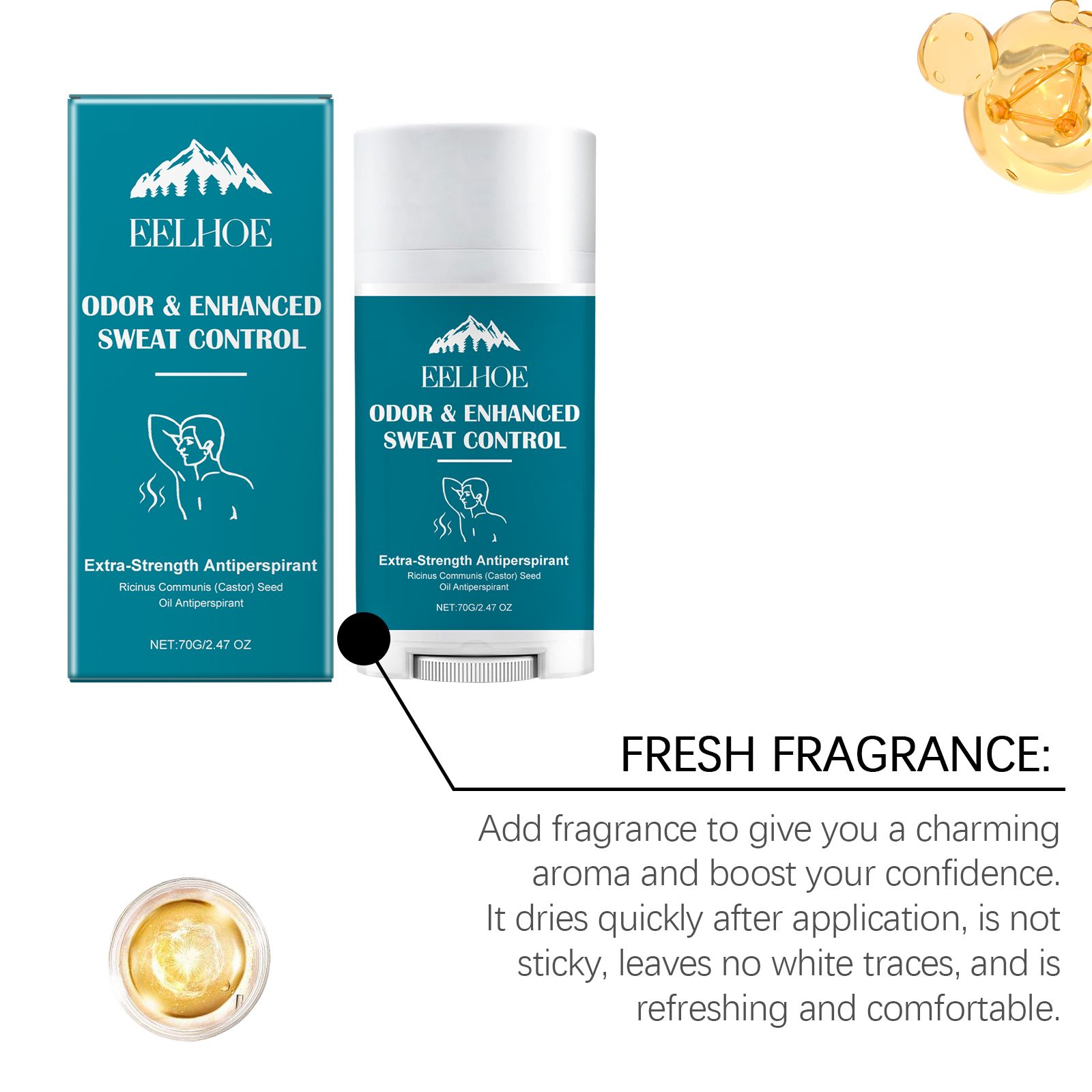 70g Antiperspirant Stick Lasti – Sandalwood Perfume Oil Bewertung und Preis