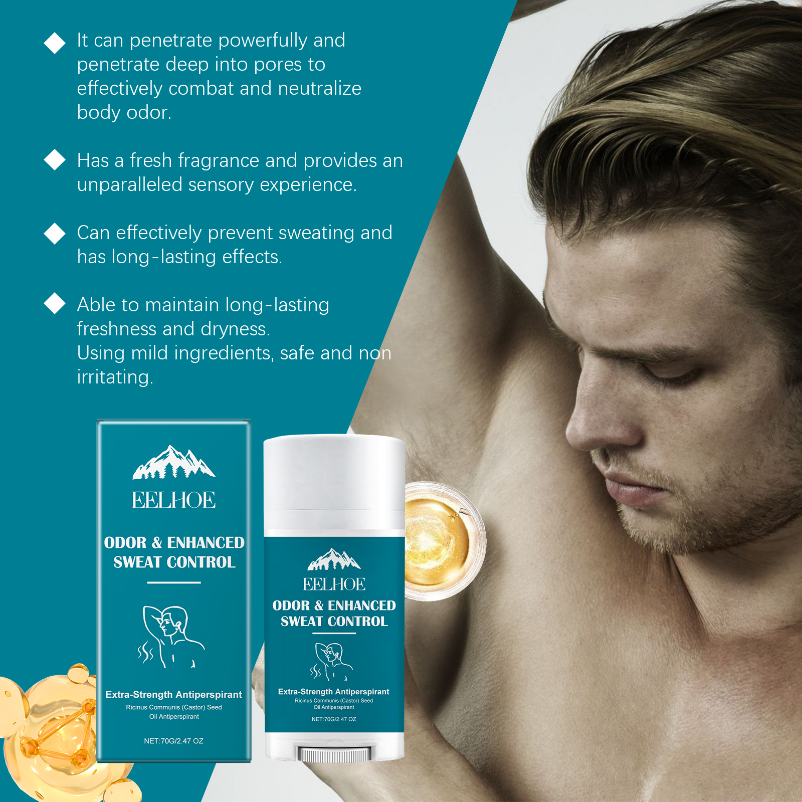 70g Antiperspirant Stick Lasti – Sandalwood Perfume Oil Bewertung und Preis