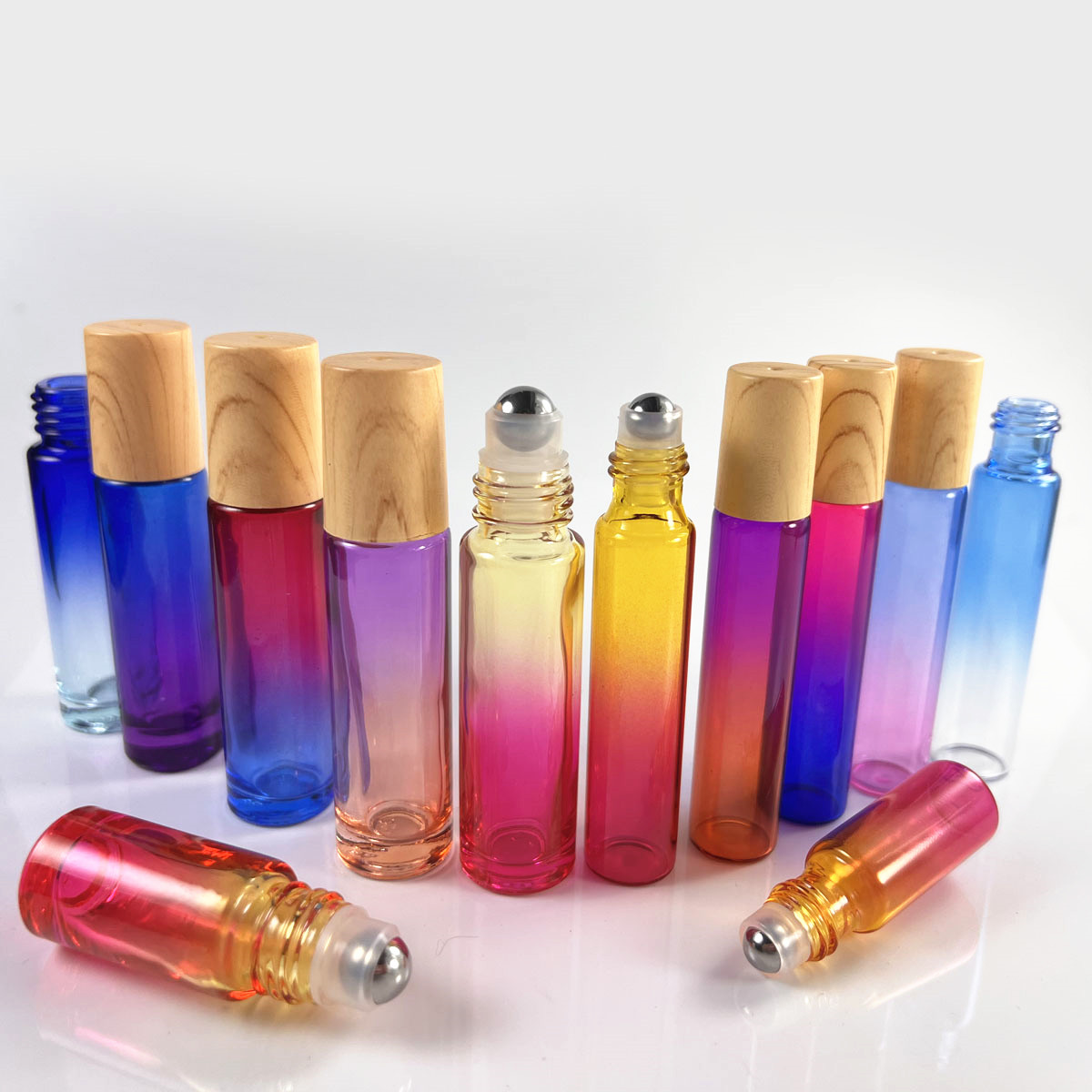 5X 10X Empty Glass Roll on Bot – Attar Oil Roll On Bewertung und Preis