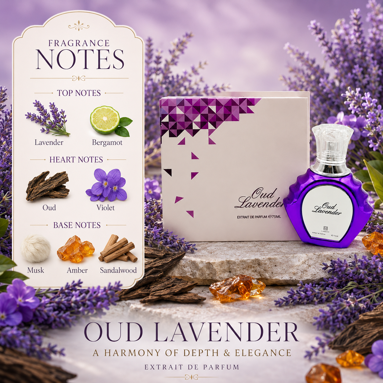 Lux Oud Lavender Extrait De Pa – Perfume Fragrance Deluxe Bewertung und Preis