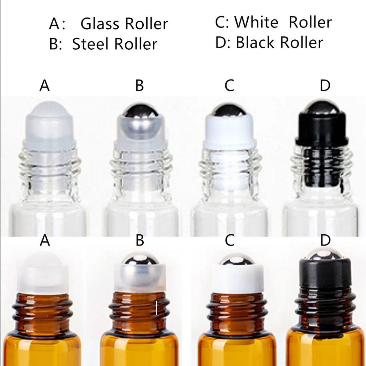 5PCS Glass Essential Oils Roll – Attar Oil Roll On Bewertung und Preis