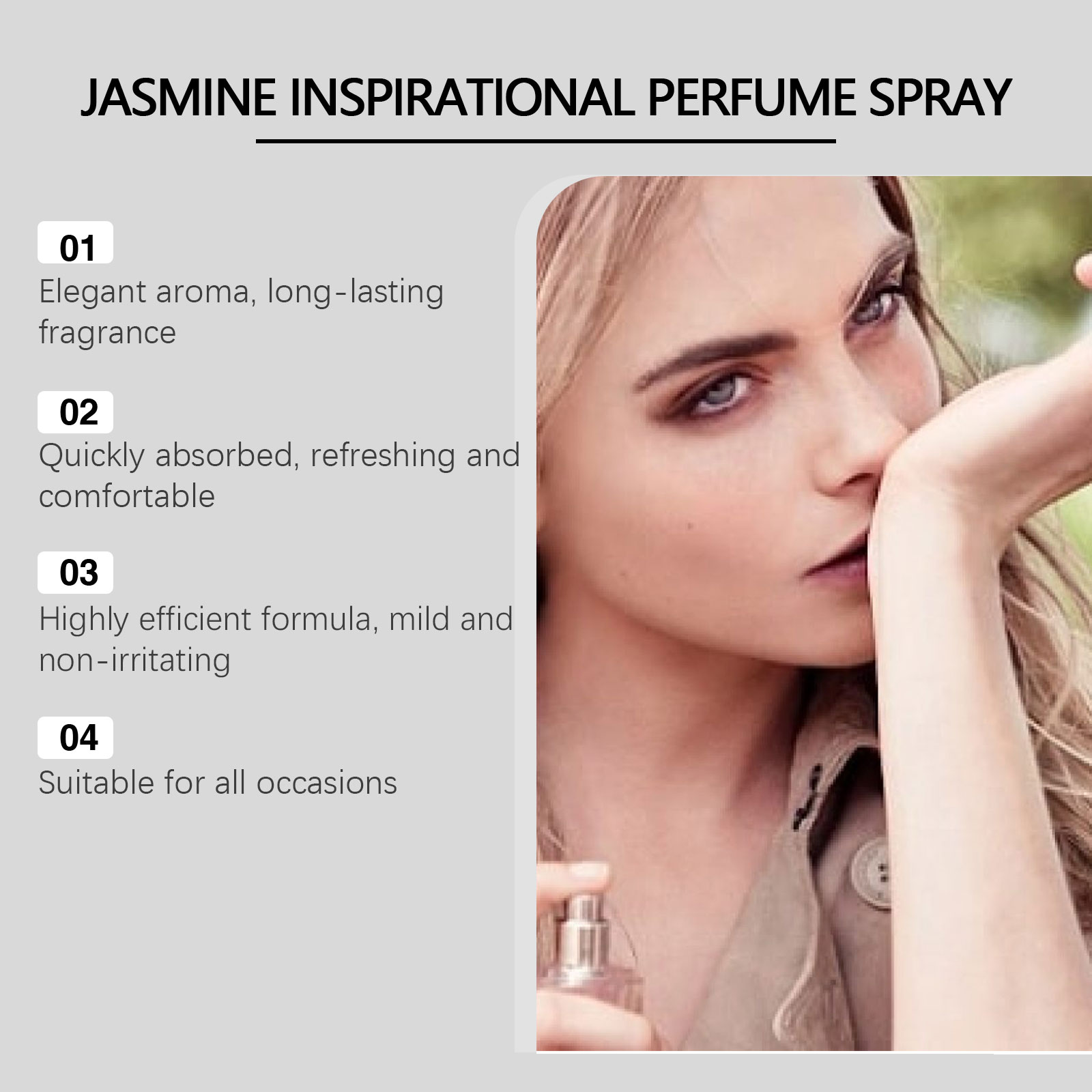 50ml Jasmine Perfume Spray - A – Perfume Jasmine Fragrance Bewertung und Preis