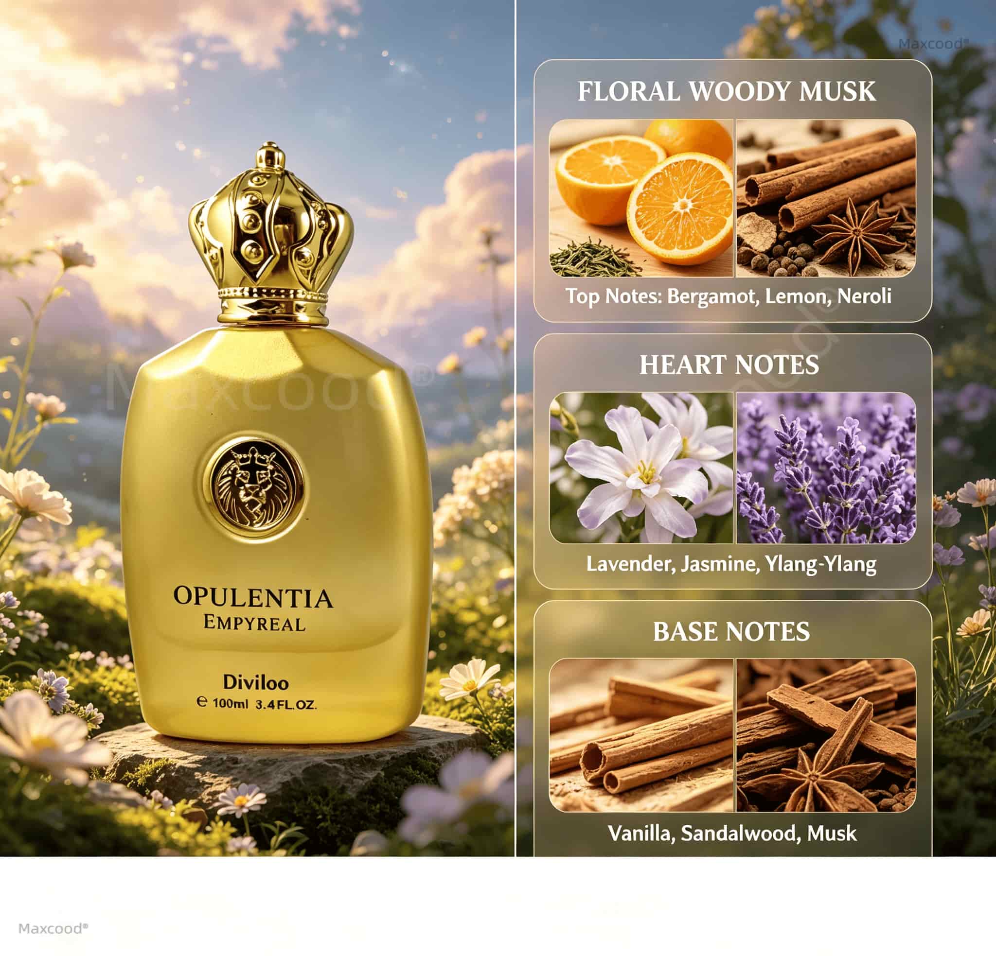 Floral, woody, and musky notes – Perfume Luxury Fragrance Bewertung und Preis