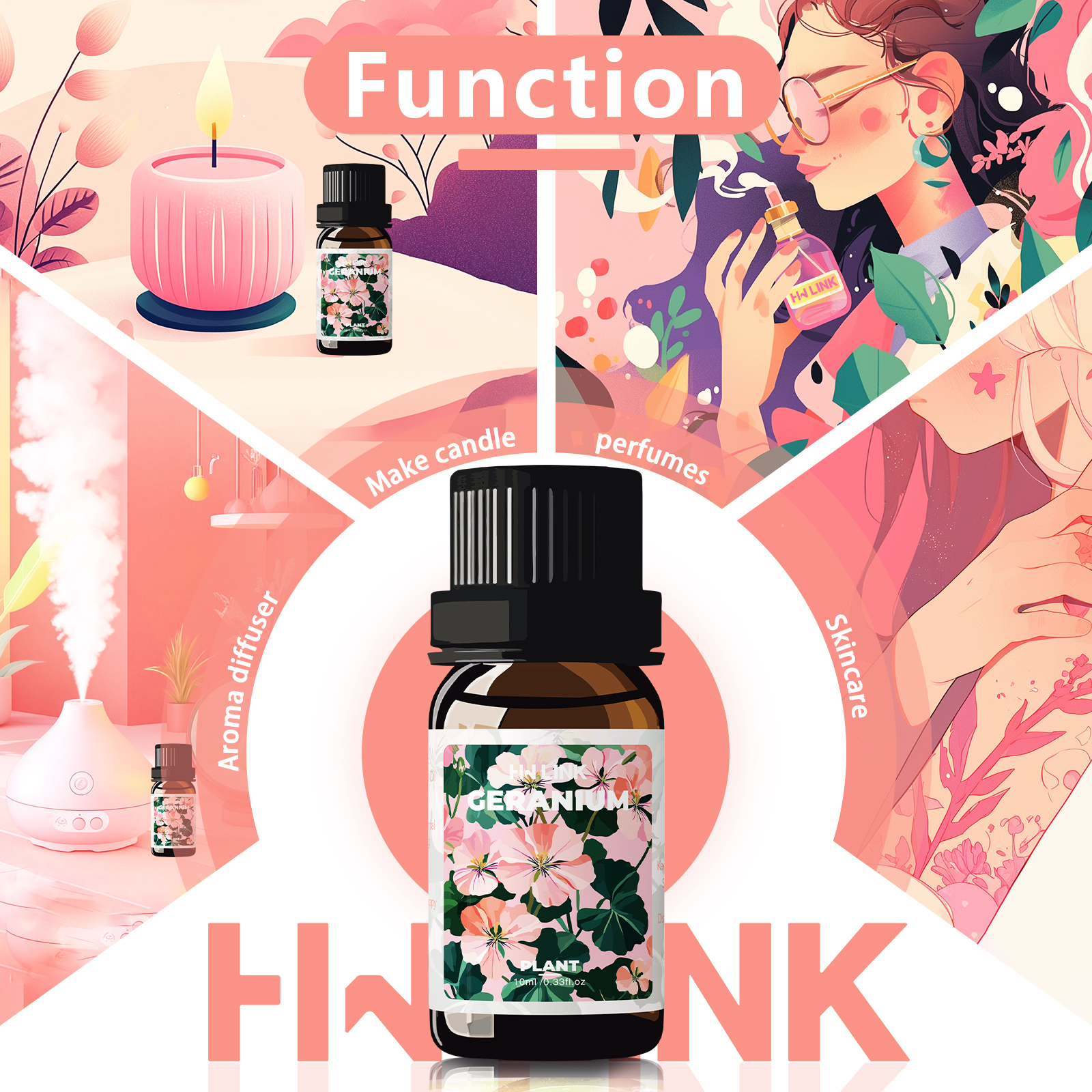 Geranium Essential Oil 10ml 10 – Sandalwood Perfume Oil Bewertung und Preis