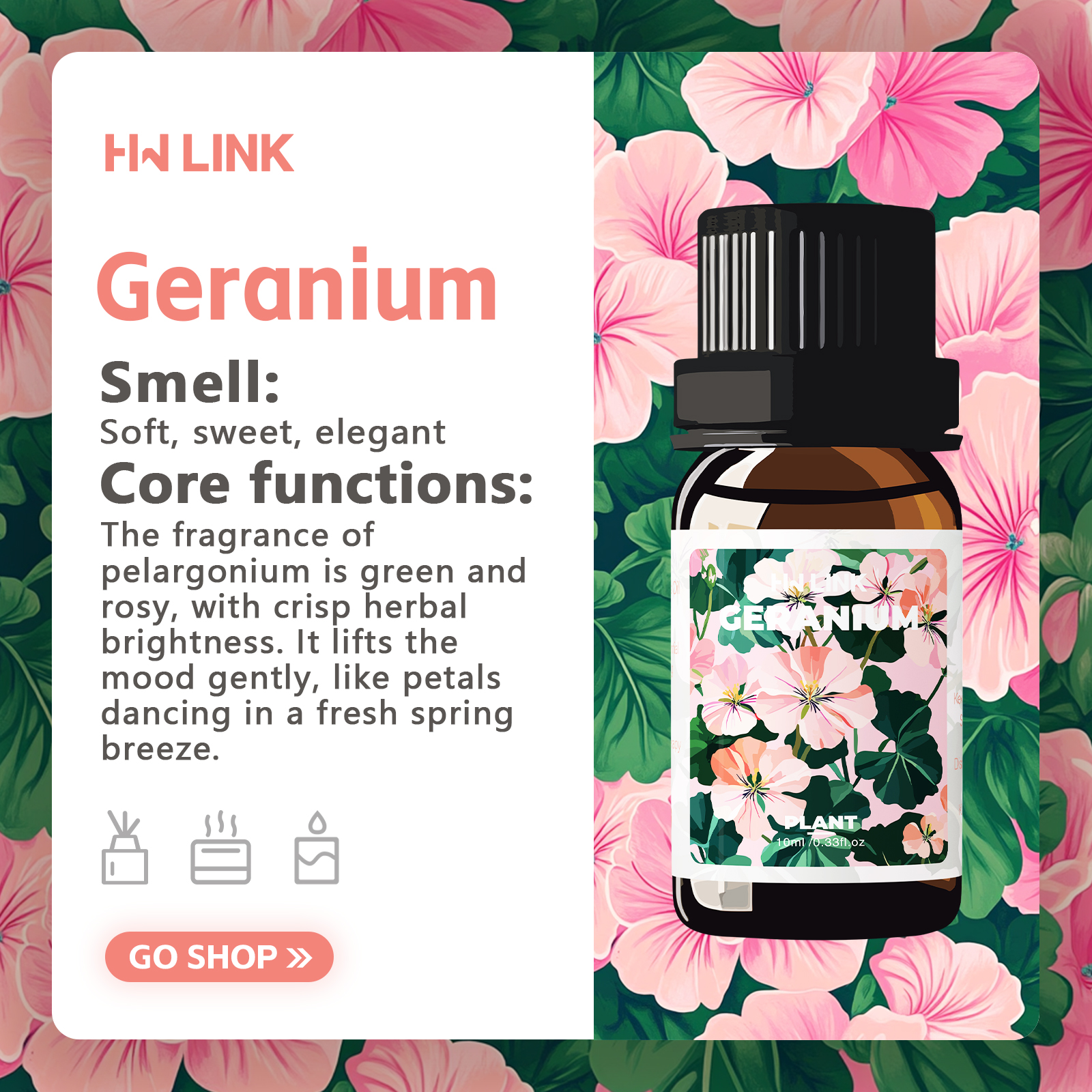 Geranium Essential Oil 10ml 10 – Sandalwood Perfume Oil Bewertung und Preis