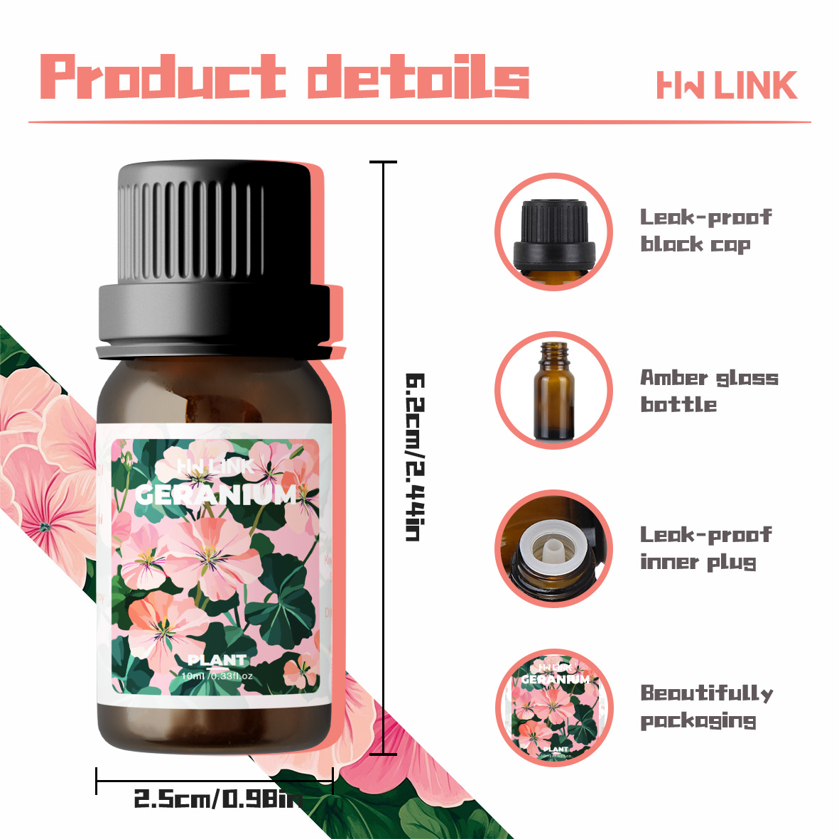 Geranium Essential Oil 10ml 10 – Sandalwood Perfume Oil Bewertung und Preis