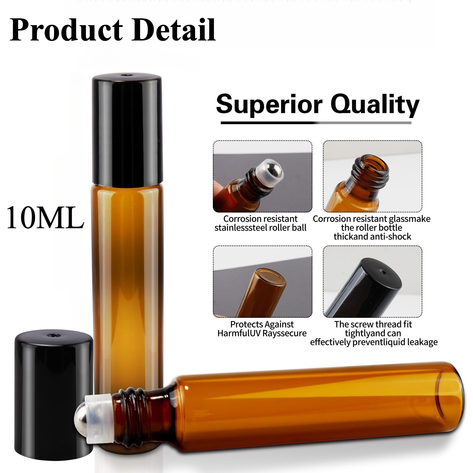8/30pcs Glass Roll on Bottle 1 – Attar Oil Roll On Bewertung und Preis