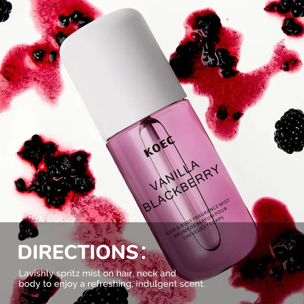 50ml KOEC Vanilla Blackberry F – Perfume Fragrance Mist Bewertung und Preis