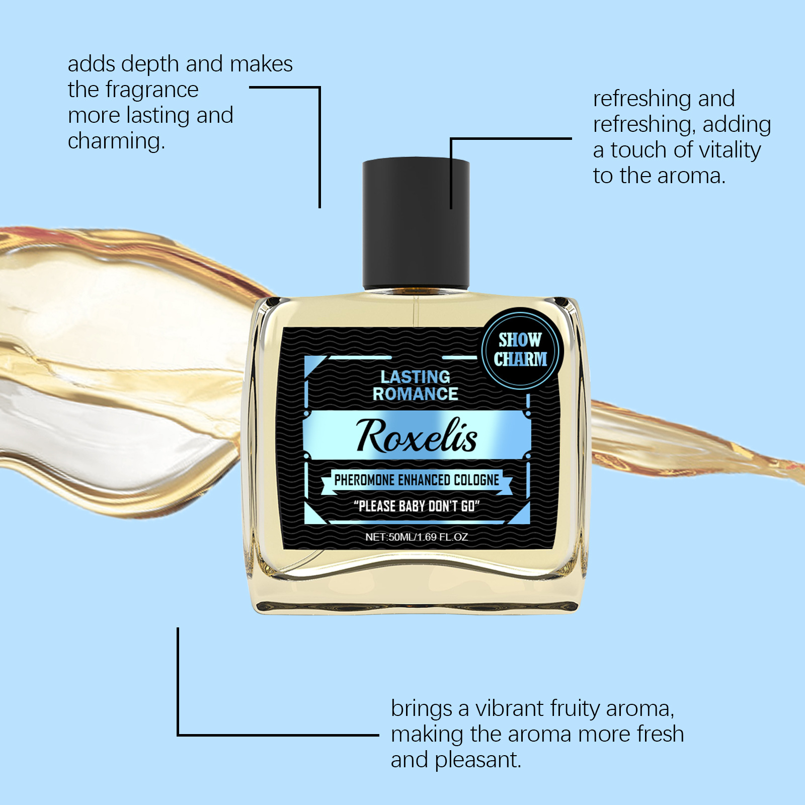 Roxelis 50ml Cologne Pheromone – Perfume Fragrance Mist Bewertung und Preis