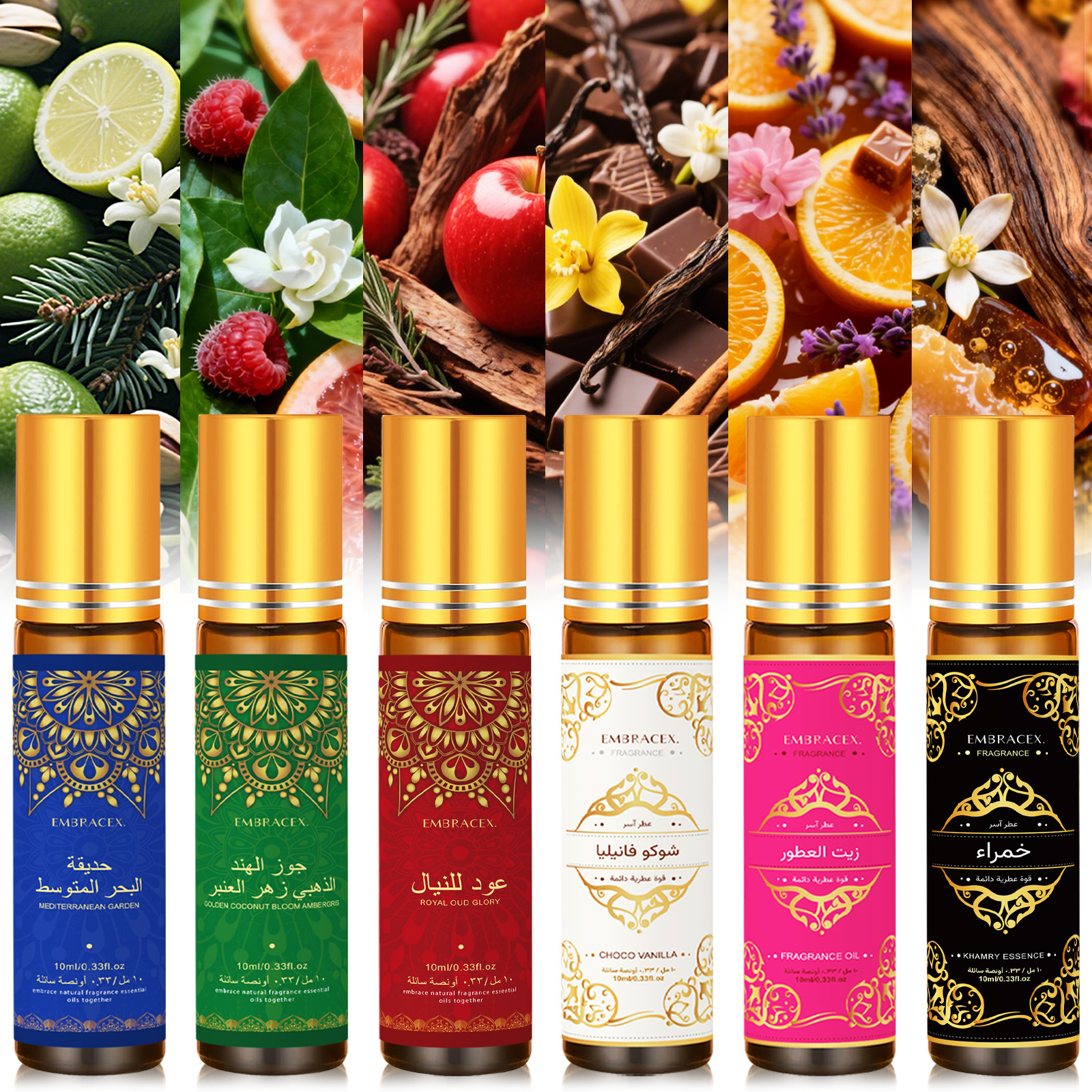 8PC/1PC 10ml Roller Essential  – Sandalwood Perfume Oil Bewertung und Preis