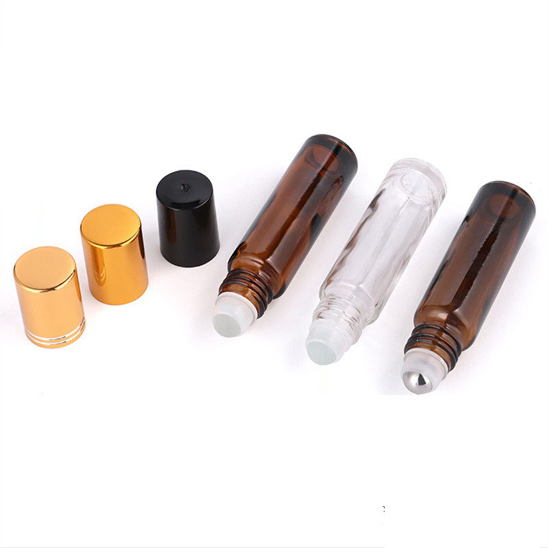 5PCS10/15ml  Amber Glass Empty – Attar Oil Roll On Bewertung und Preis